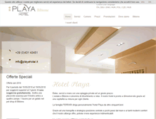 Tablet Screenshot of playahotel.it